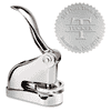 Tucker Address Luxury Embosser Seal in Chrome