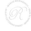 Calligraphy Monogram Address Luxury Embossed Impression
