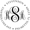 Fancy Monogram Address Luxury Embosser Seal