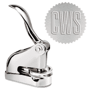 Modern Inline Monogram Luxury Embosser Seal