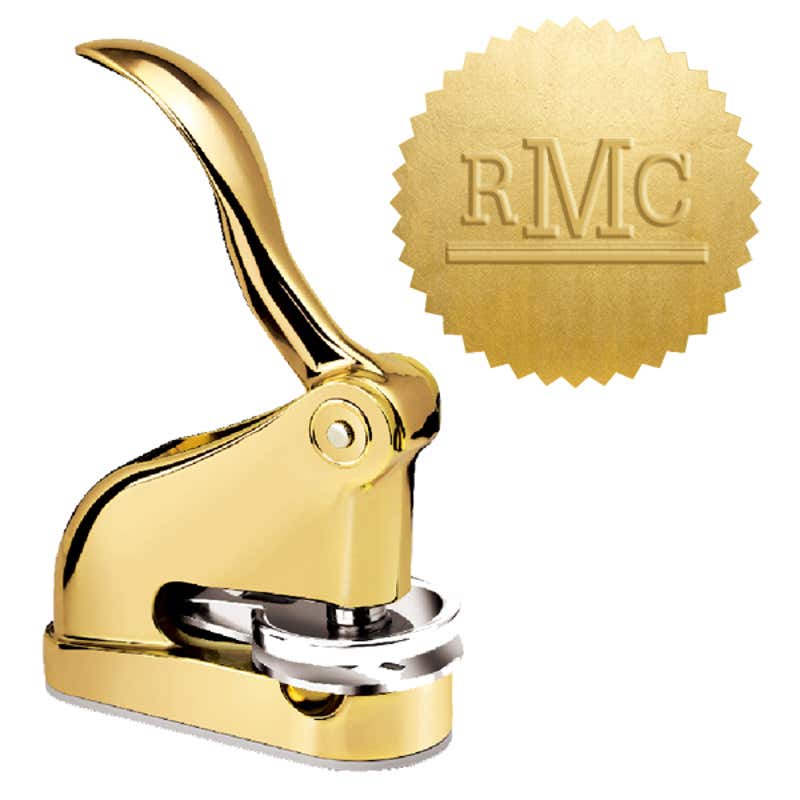 Serifa Stroke Monogram Luxury Embosser Seal