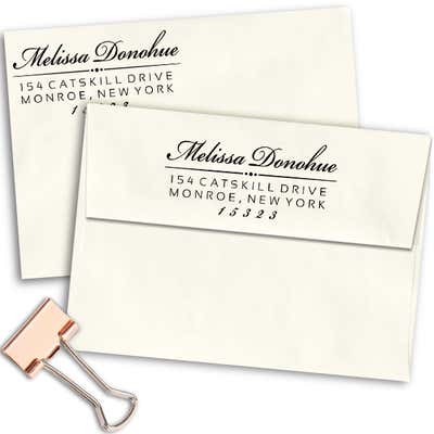 Donohue Address Stamp - alternate view
