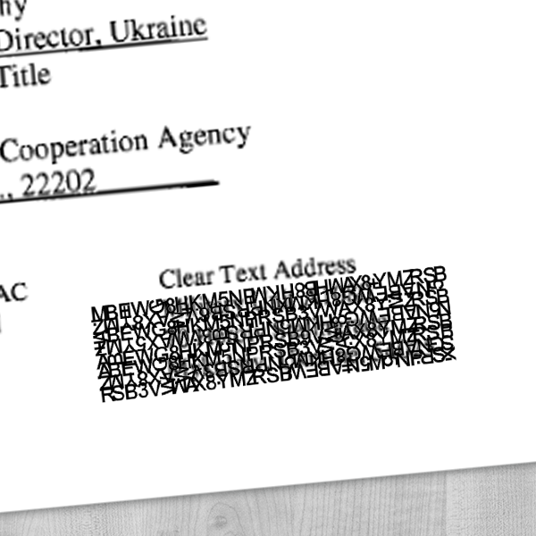 Blackout ID Security Stamp Simply Stamps