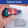 Optional sealer infographic showing how to use sealer on an envelope