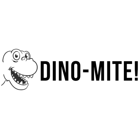 Happy Dinosaur Dino-mite Teacher Stamp