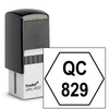 Polygon Shape QC Inspection Stamp