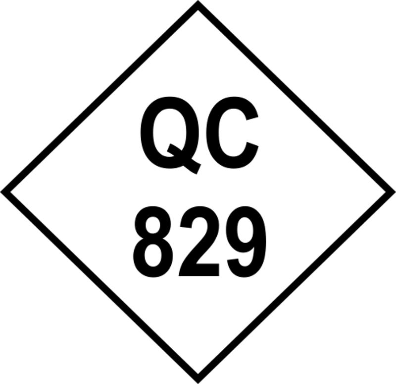 Diamond Shape QC Inspection Stamp