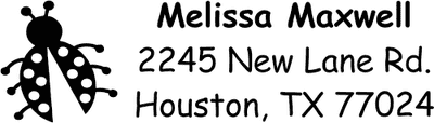 Ladybug Address Stamp
