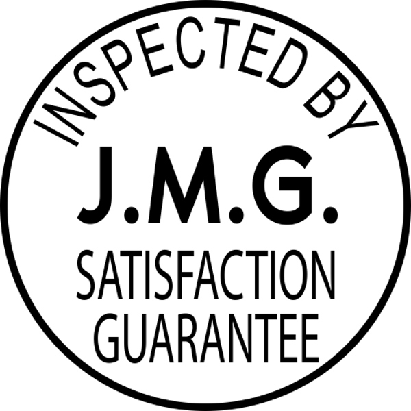 Custom Inspected by Satisfaction Guarantee Stamp