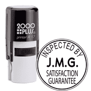 Custom Inspected by Satisfaction Guarantee Stamp