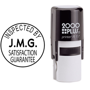 Custom Inspected by Satisfaction Guarantee Stamp Body and Design