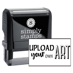 Upload Your Own Art Rectangle Rubber Stamp