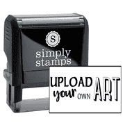 Upload Your Own Art Rectangle Rubber Stamp