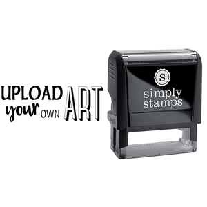 Upload Your Own Art Rectangle Rubber Stamp Body and Design