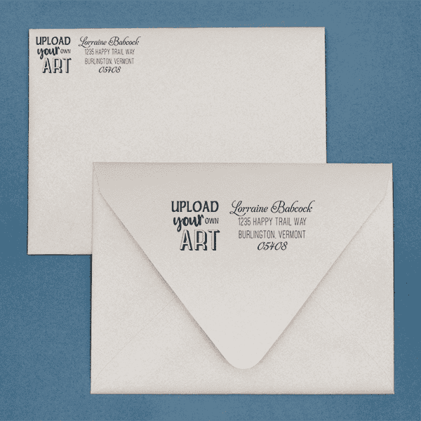 Custom Art Return Address Stamp Lifestyle