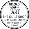 Custom Art Round Return Address Stamp