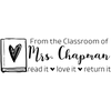 From The Classroom Love Books Teacher Stamp