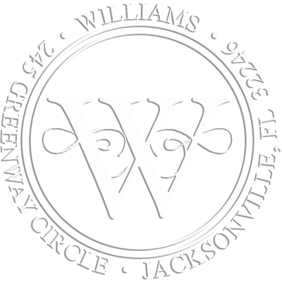 Executive Round Return Address Embosser