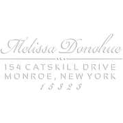 Donahue Rectangular Return Address Embosser