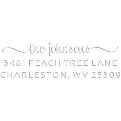Charleston Rectangular Return Address Embosser