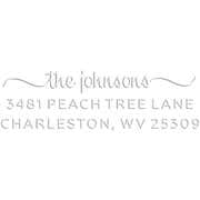Charleston Rectangular Return Address Embosser