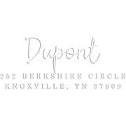DuPont Brush Rectangular Return Address Embosser