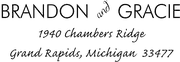 Couple Handwritten Address Stamp