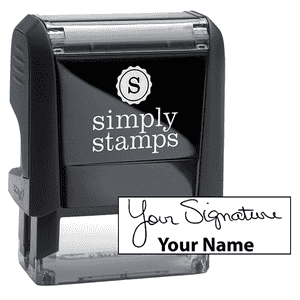 Small Signature Stamp Bottom