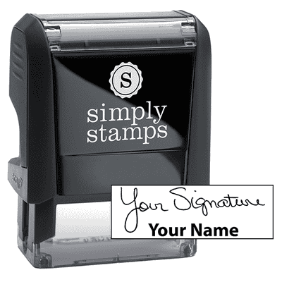 Small Signature Stamp Bottom