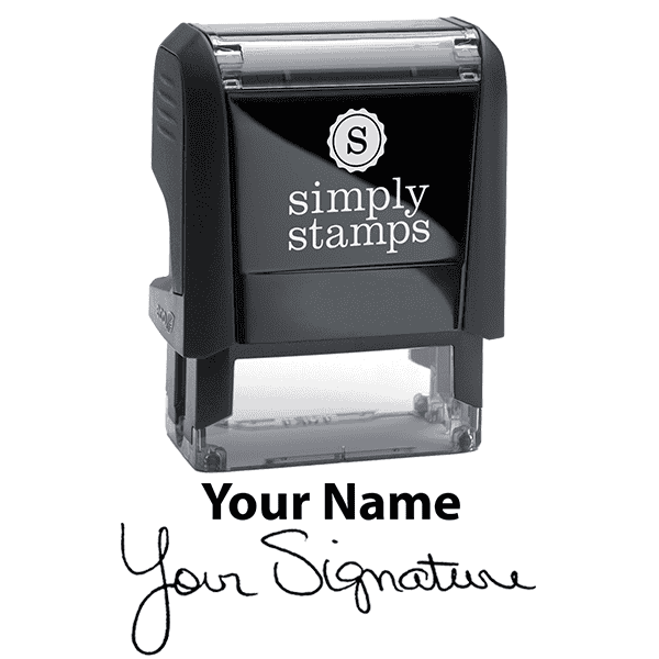 Small Signature Stamp Top Body and Design
