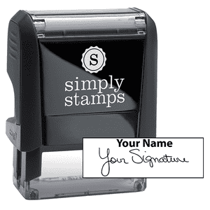 Small Signature Stamp Top