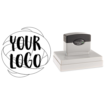 Large Round Logo Stamp - alternate view