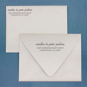 Jackson Handwritten Address Stamp Imprint Examples on Envelopes