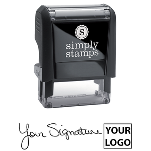 Small Right Logo Signature Stamp Body and Design