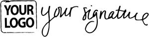 Medium Signature Logo Stamp