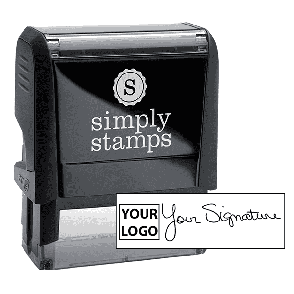 Medium Signature Logo Stamp