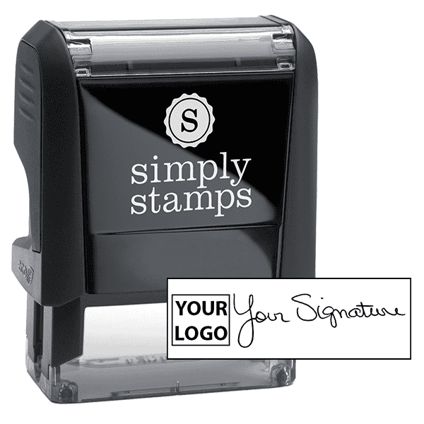 Small Signature Logo Stamp