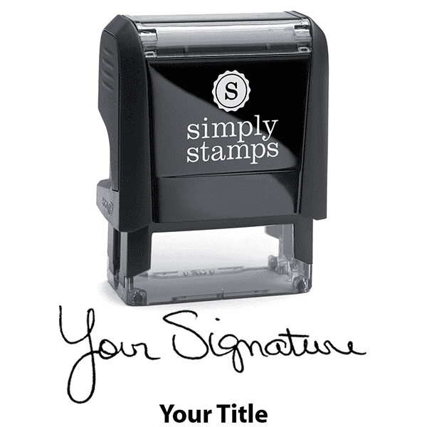 Small Signature Title Stamp Body and Design