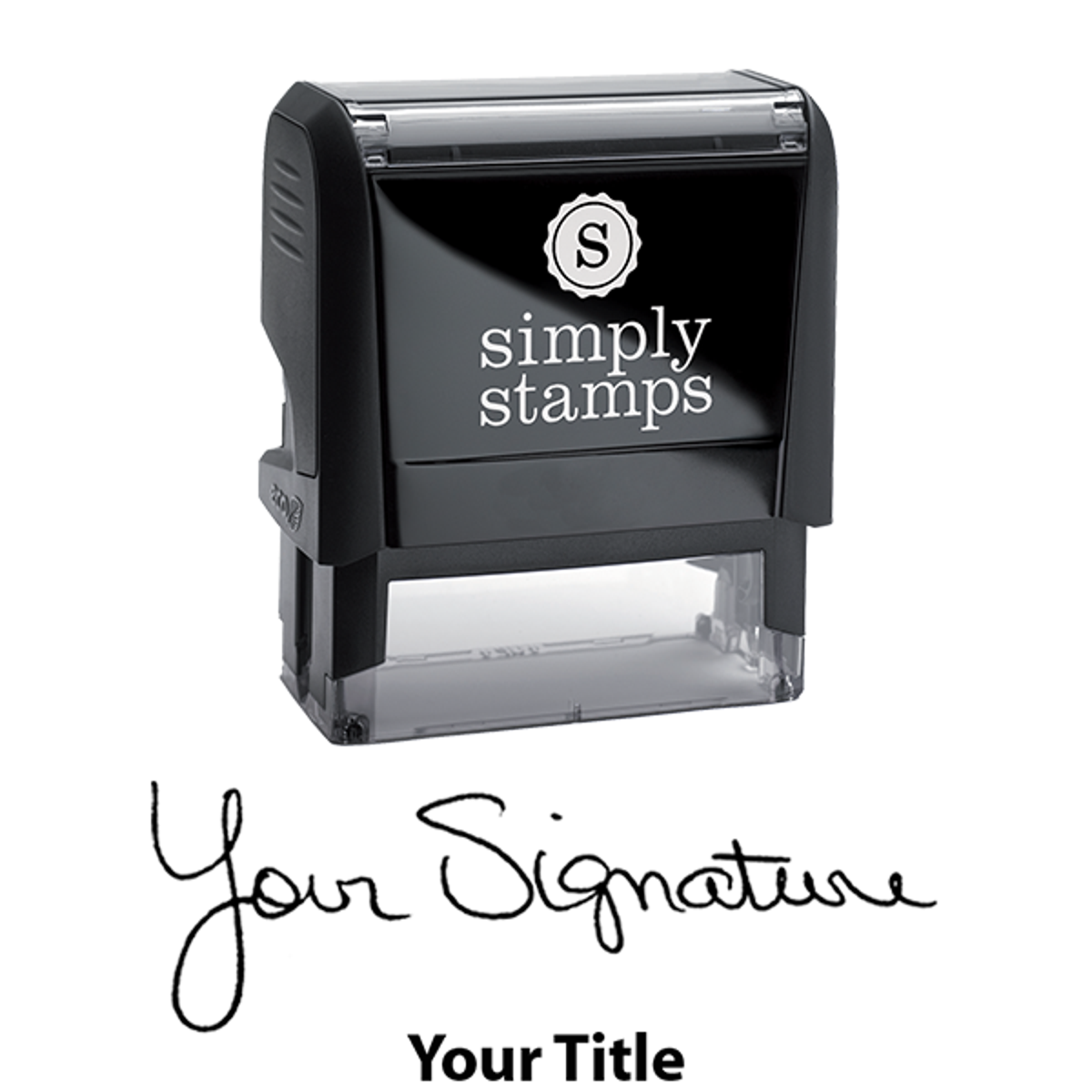 Large Signature Title Stamp Body and Design