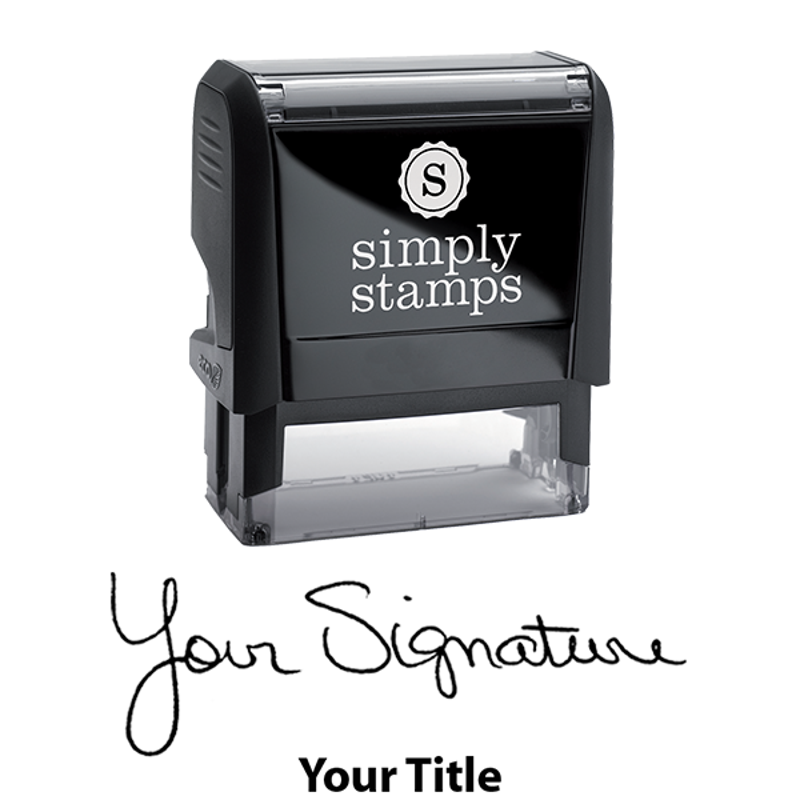 Large Signature Title Stamp Body and Design