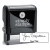 Large Signature Title Stamp