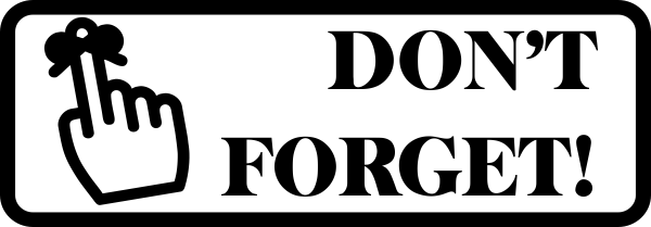 Don't Forget Stamp