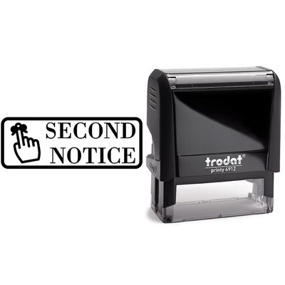 Second Notice Stamp - alternate view