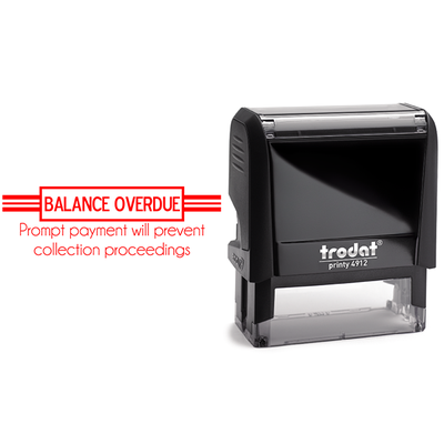 Balance Overdue Stamp - alternate view