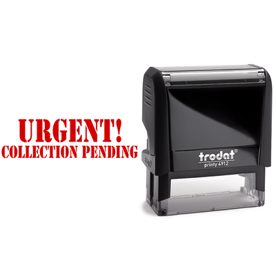 Urgent Collection Stamp - alternate view