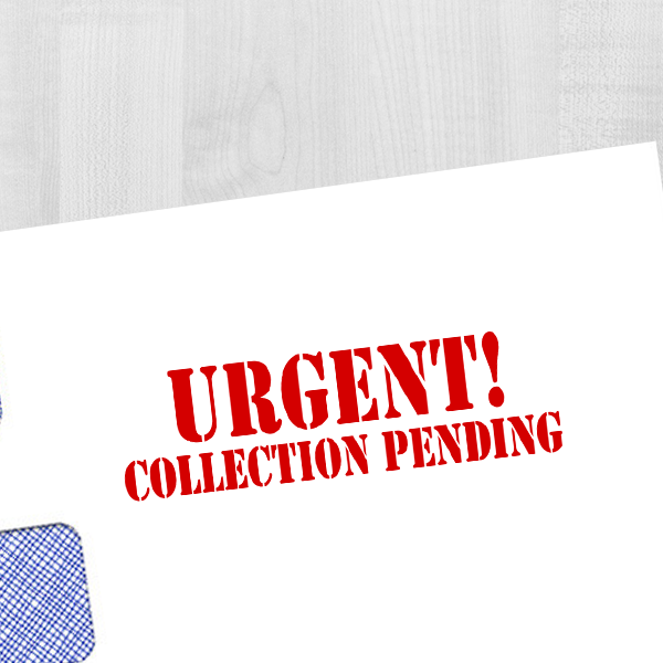 Urgent Collection Stamp Imprint Example
