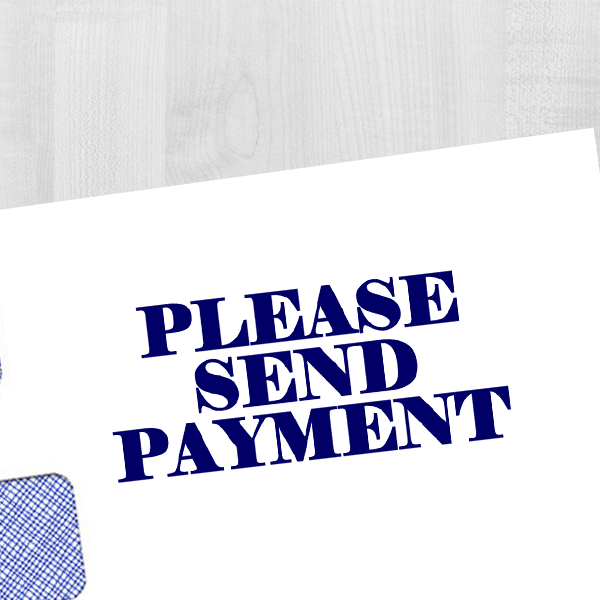 Send Payment Stamp Imprint Example