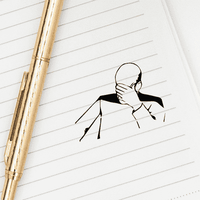 Facepalm Stamp - alternate view