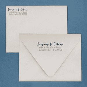 Gilles Address Stamp Imprint Example