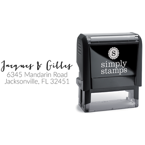 Gilles Address Stamp Body and Design